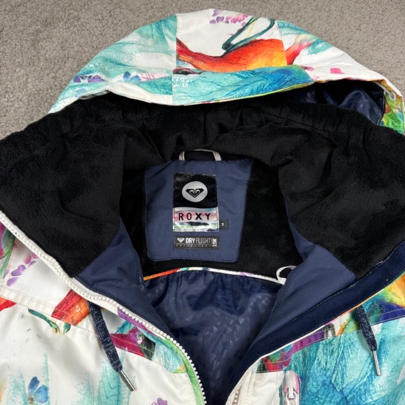 Roxy Dry Flight Technology Wildlife Insulated Women's Snowboard Jacket Medium - Picture 6 of 16